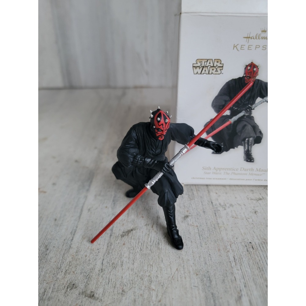 Hallmark sith apprentice darth maul Star wars ornament Xmas evil